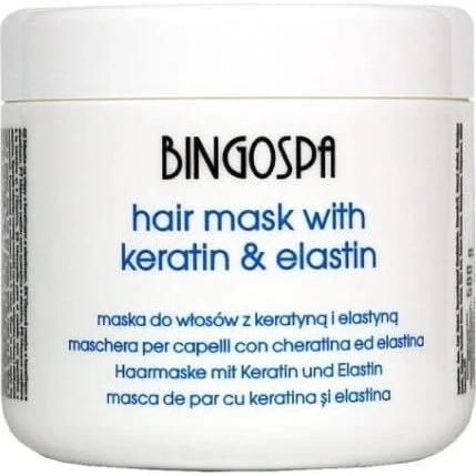 BINGOSPA Haarmaske Keratin mit Elastin, 500 g
