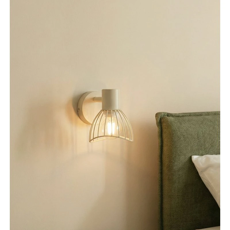 Lindby Deckenleuchte Piena Beige, Metall, Ø 93 cm