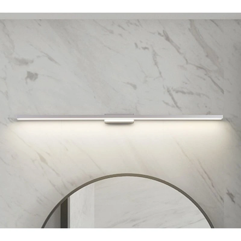 Lindby Alenia LED-Wandleuchte 120cm Aluminium Grau IP44