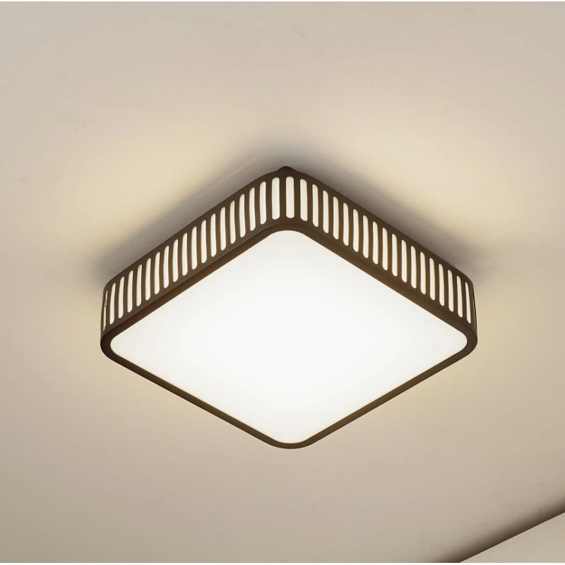 Lindby LED-Außendeckenleuchte Lurinda, 26 cm, Schwarz, IP44
