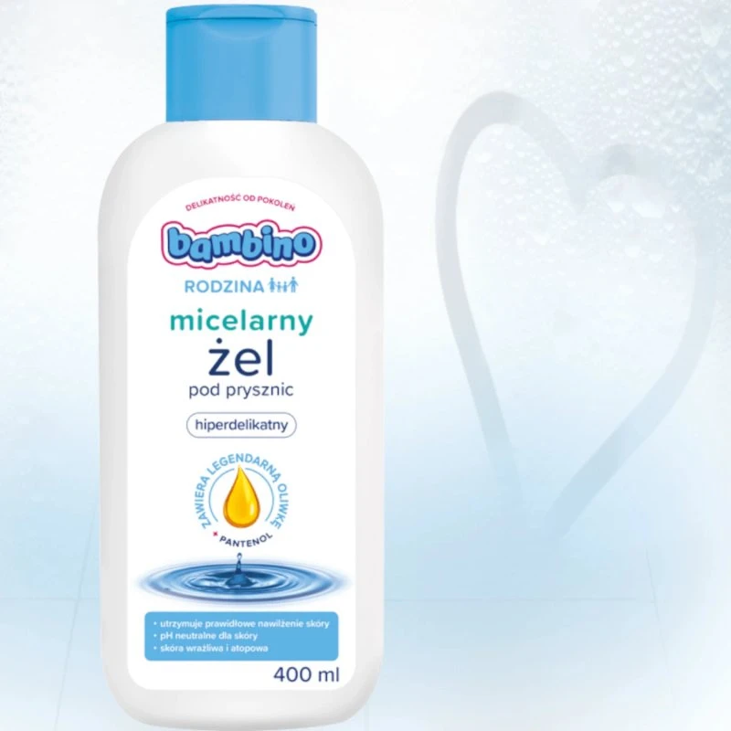 Bambino Family Mizellares Duschgel mit Olivenöl & Panthenol, 400 ml