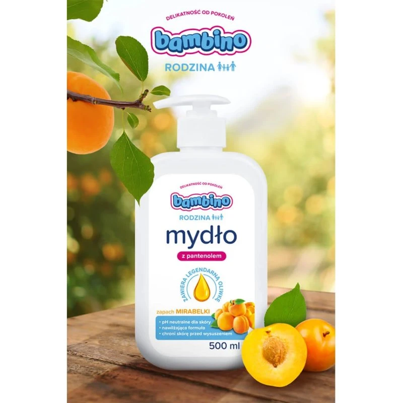 Mirabelka Handseife 500ml – Sanft & Feuchtigkeitsspendend