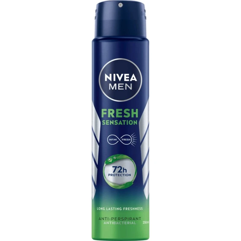 Nivea Men Fresh Sensation Antitranspirant-Spray, 250 ml