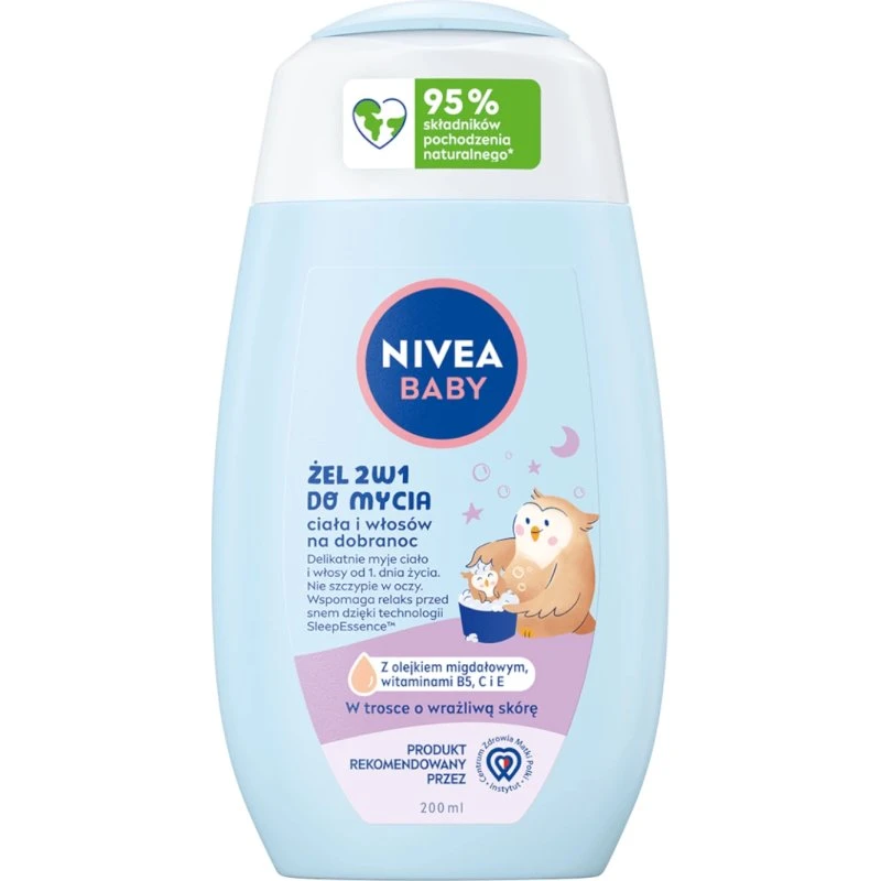 Nivea Baby 2-in-1 Reinigungsgel Körper & Haare, 200 ml
