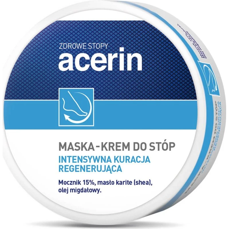 Acerin Fußcreme Maske, 125 ml