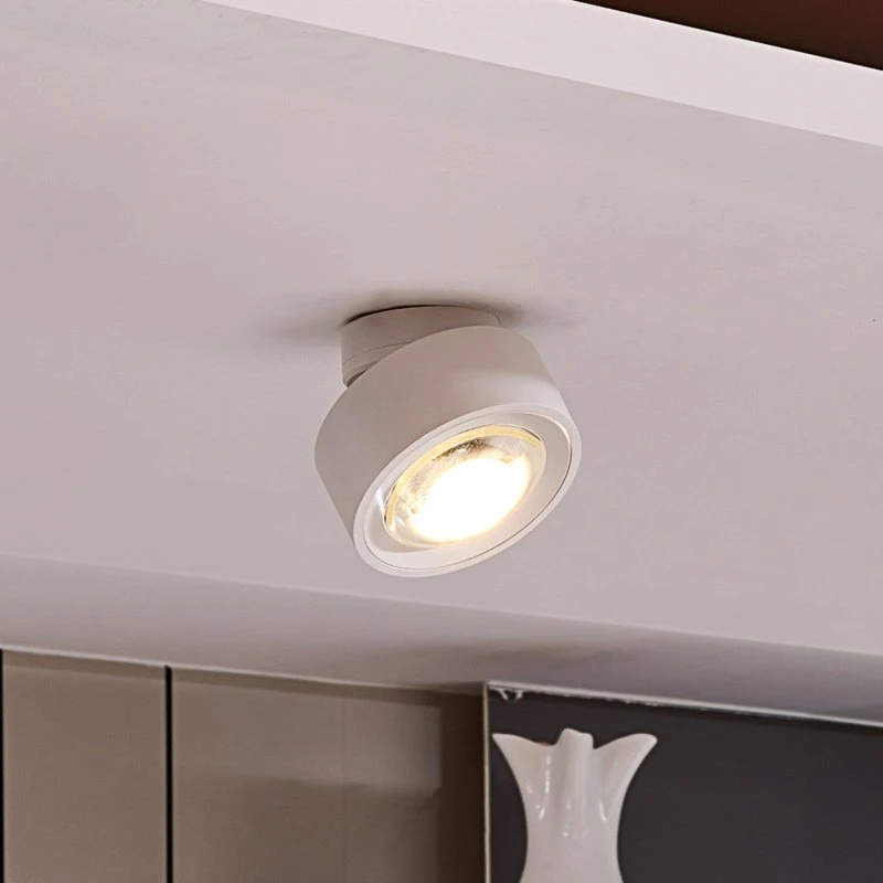Arcchio Atreus Move LED-Deckenleuchte weiß, schwenkbar, 12 cm
