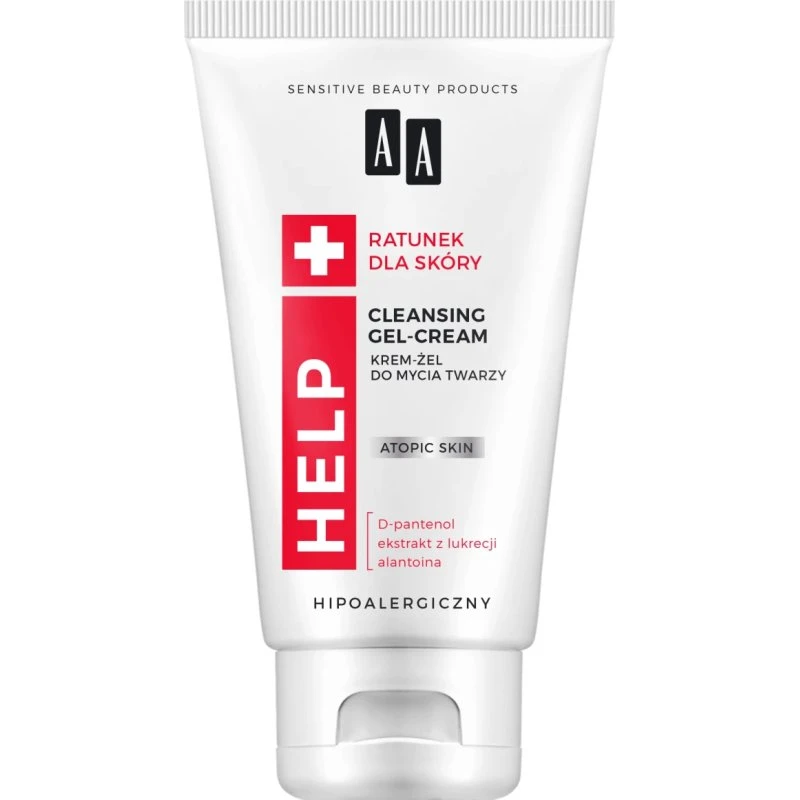 AA Help Gesichtsreinigungscreme-Gel für atopische Haut, 150 ml