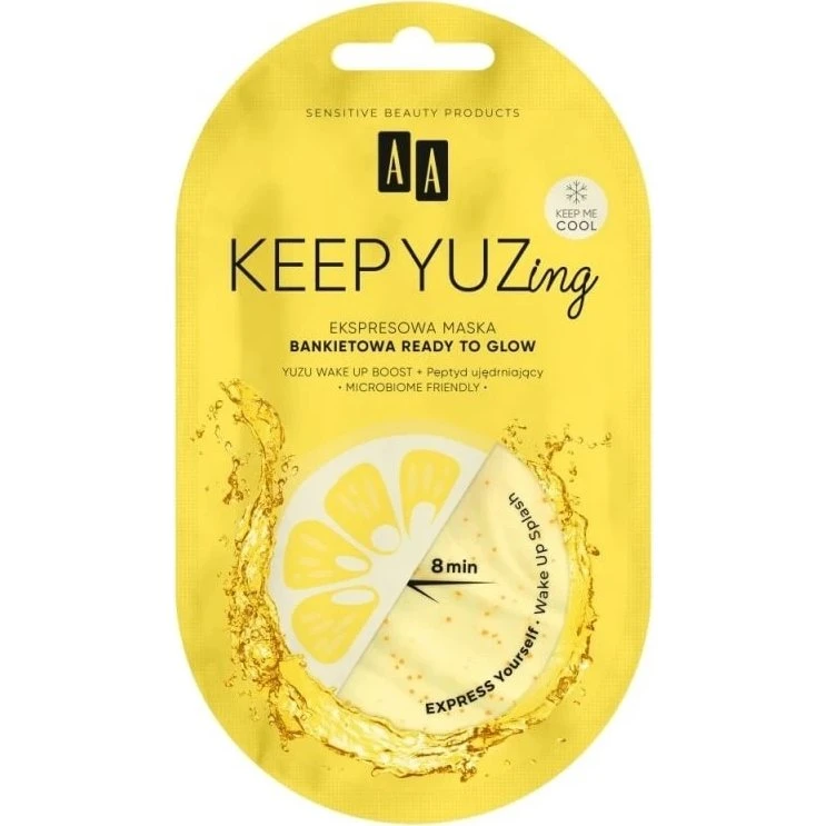 AA Keep Yuzing Wake up Splash Express Bankett Maske