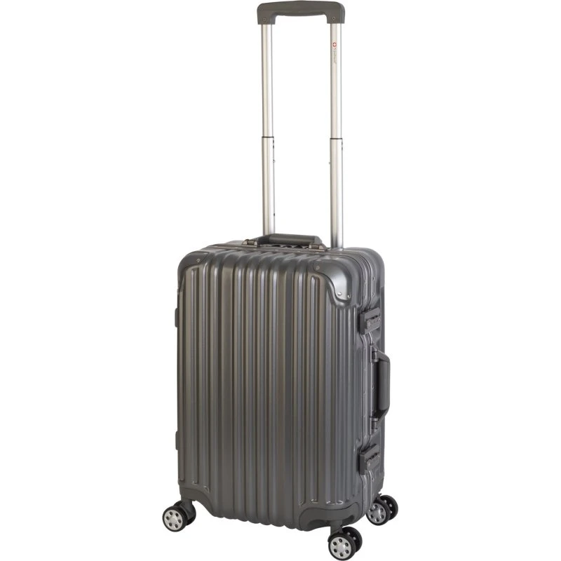 Travelhouse London 2er Set Koffer Polycarbonat Alu-Rahmen