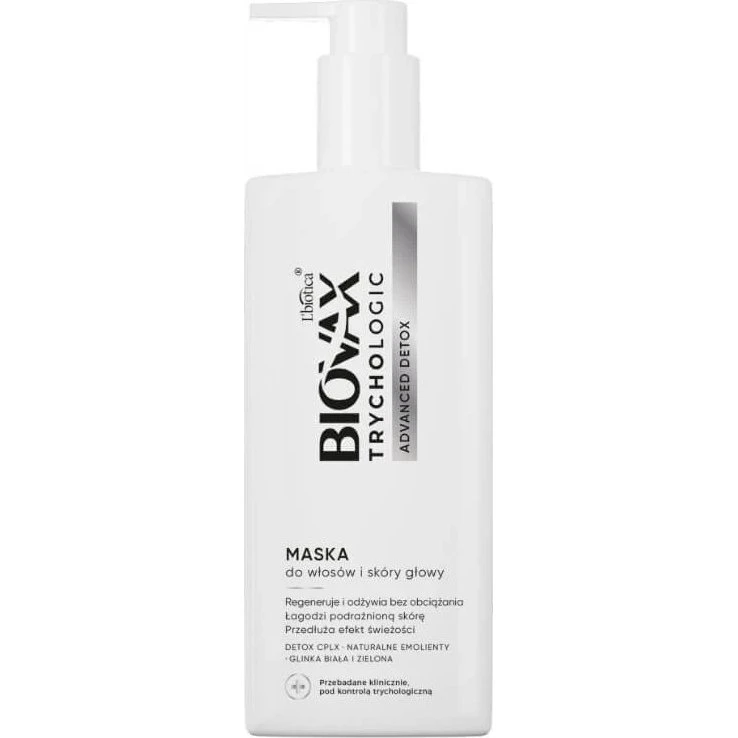 Biovax Trychologic Advanced Detox Haar- und Kopfhautmaske 200 ml