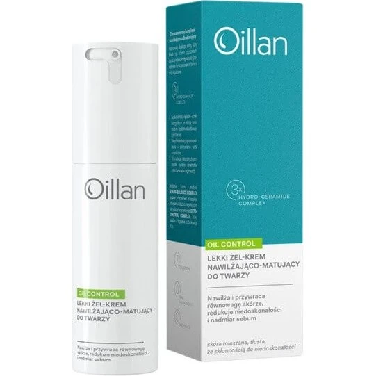 Oillan Oil Control Gel-Creme, mattierend & feuchtigkeitsspendend, 50 ml
