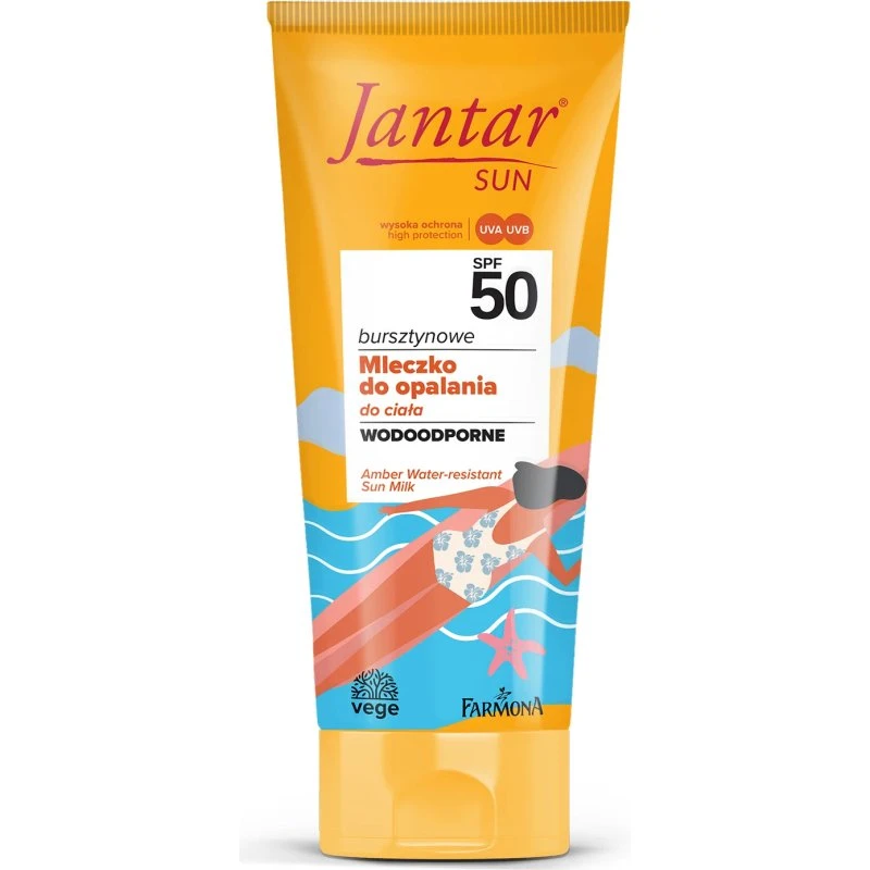 Farmona Jantar Sun Sonnenlotion SPF 50, wasserfest, 200 ml