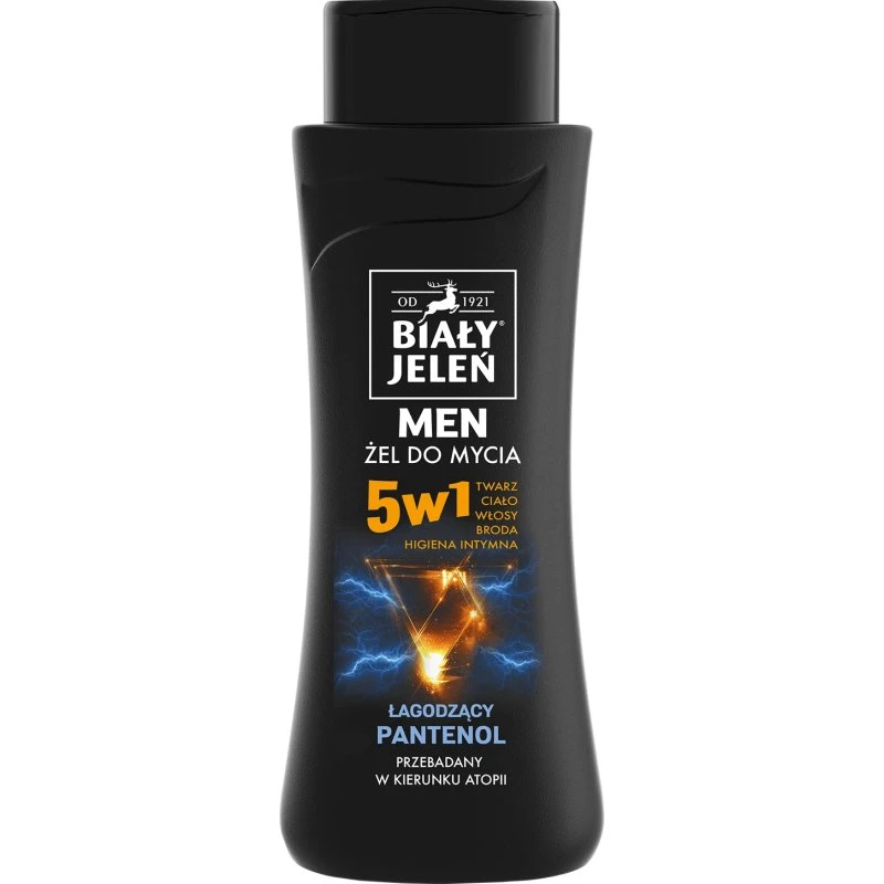 White Jeleń Men 5-in-1 Waschgel mit Panthenol, 300 ml