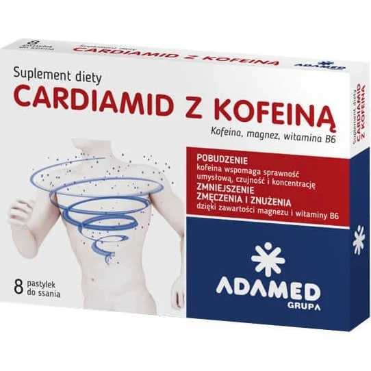Cardiamid mit Koffein, 8 Lutschtabletten
