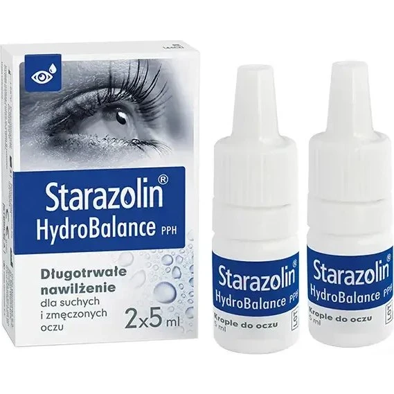 Starazolin HydroBalance Augentropfen, 2x5ml für trockene Augen