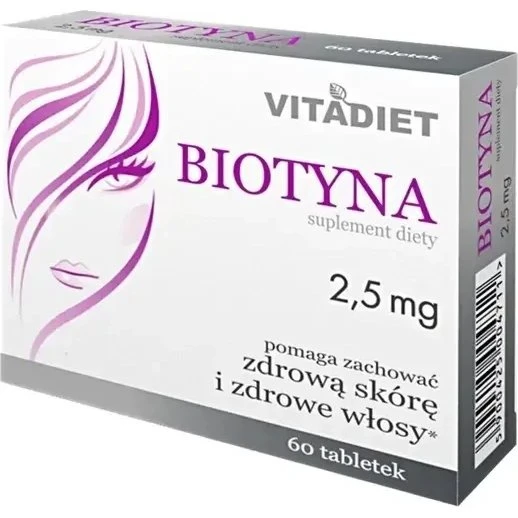 Vitadiet Biotin 2,5 mg - 60 Tabletten