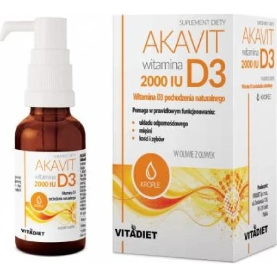 VITADIET Akavit Vitamin D3 2000 IE Tropfen, 29,4ml