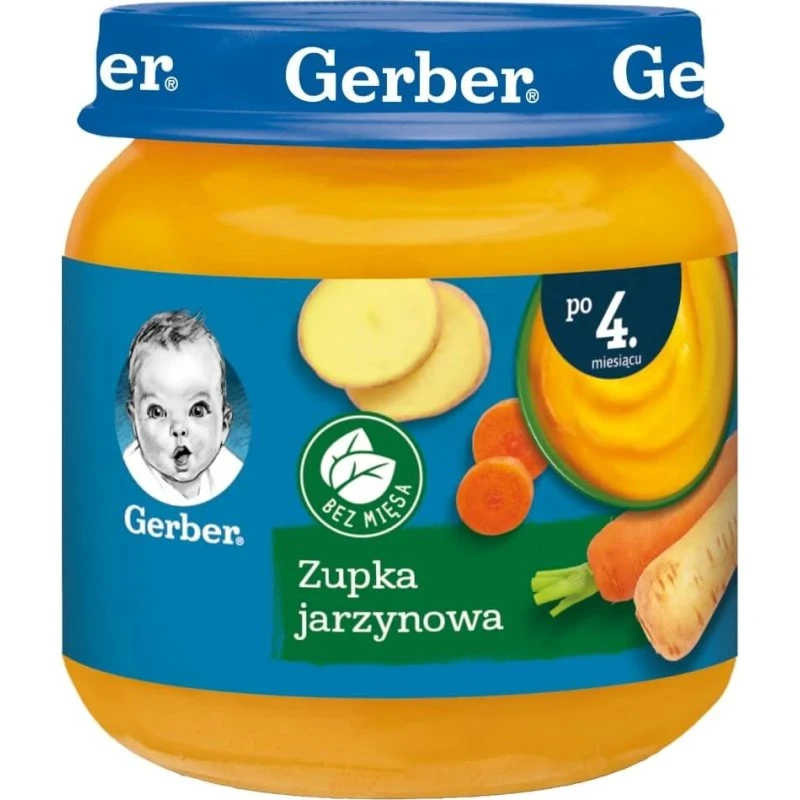 Gerber Gemüsesuppe für Babys ab 4 Monaten, 125 g