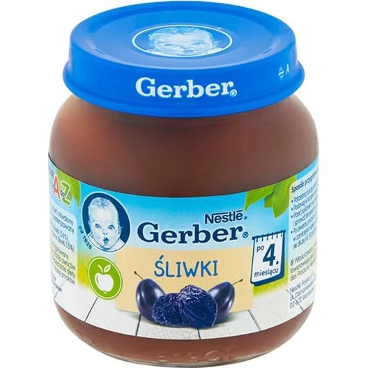 Gerber Pflaumen-Dessert für Babys ab 4 Monaten, 125 g
