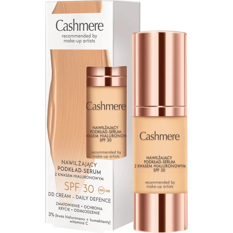 DAX Cashmere DD Foundation-Serum, Hyaluronsäure, Warmes Beige, 30ml