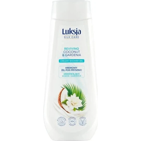 Luksja Silk Care Duschgel Kokosnuss & Gardenie, 500 ml