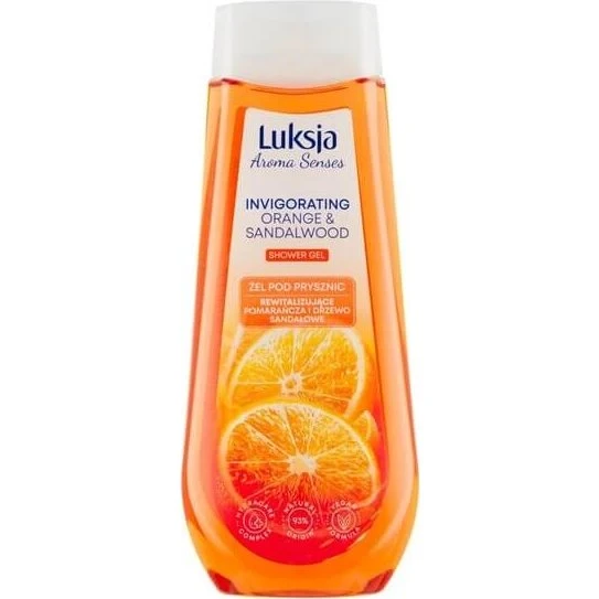 Luxja Aroma Senses Duschgel Orange & Sandelholz, 500 ml