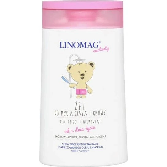 Linomag Körper- und Kopfwaschgel ab der Geburt, 200 ml