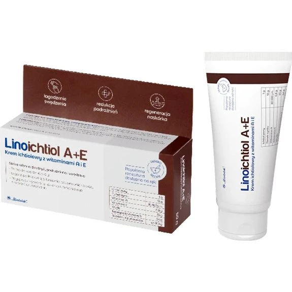 Linoichtiol A+E Ichthammol-Creme mit Vitamin A & E, 50 g