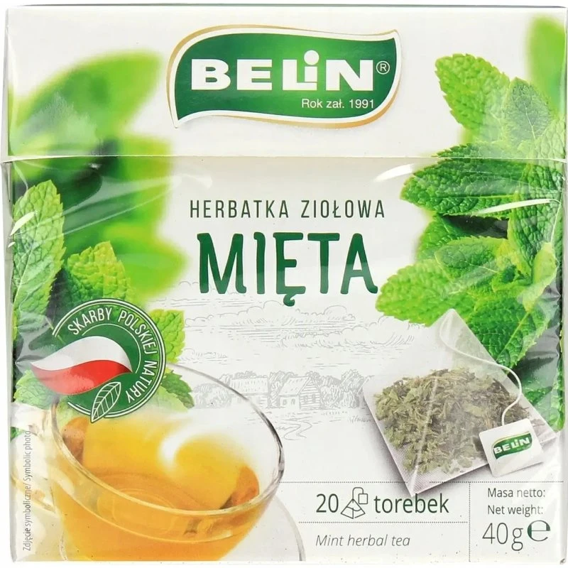 Belin Kräutertee Minze, 20 Beutel