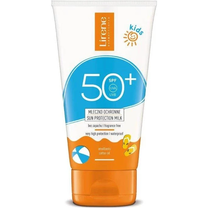 Lirene Kids Sonnenschutz Milch SPF 50+, duftfrei, 150 ml