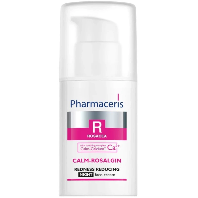 Pharmaceris R Calm-Rosalgin Nachtcreme zur Rötungsminderung, 30 ml