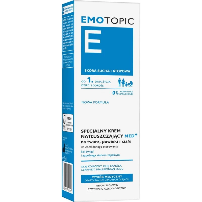 Emopic Spezial-Feuchtigkeitscreme für Gesicht & Körper, 75 ml