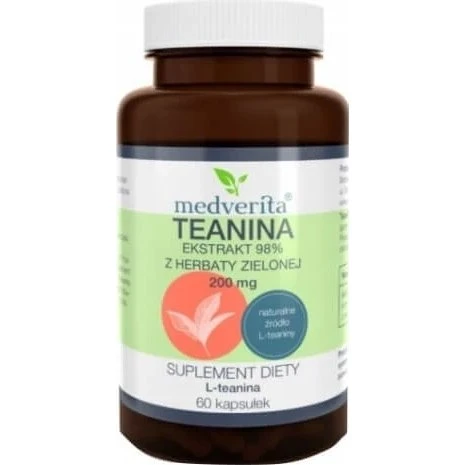 Medverita Teanine 60 Kapseln mit 200 mg L-Theanin