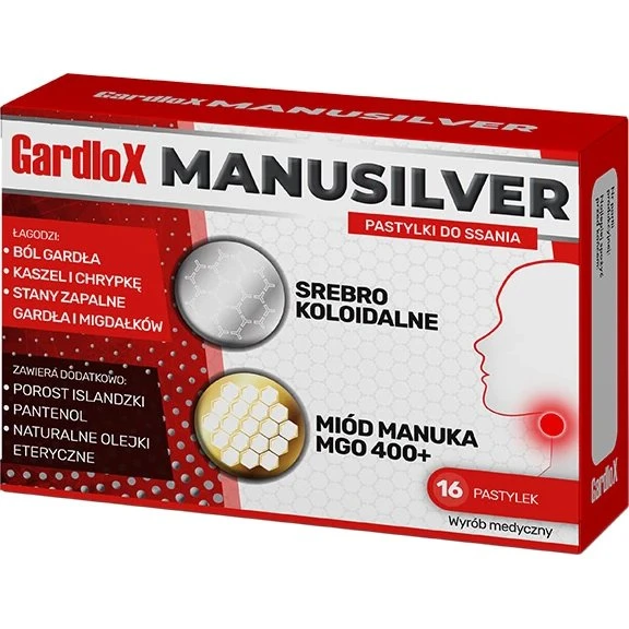 Gardlox Manusilver Lutschtabletten mit Silber, 16 Stück