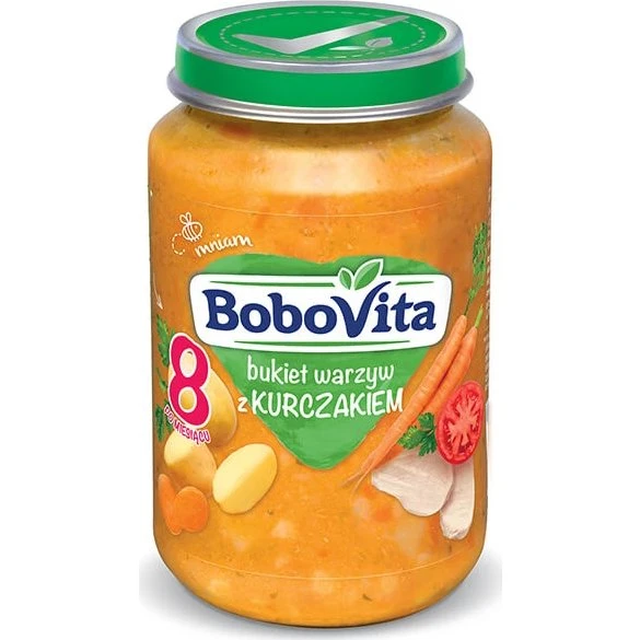 BoboVita Lunch Gemüsebouquet mit Huhn (ab 8 Monaten), 190 g