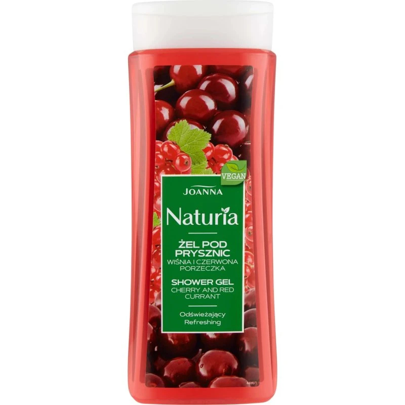 Naturia Duschgel Johannisbeere-Kirsche, 300 ml