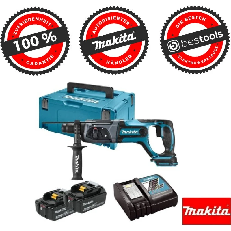 Makita 18V Akku-Feuerwehr-Werkzeug-Set 10tlg. DHR241 DGA504 DTD152 DGD800 DJR186
