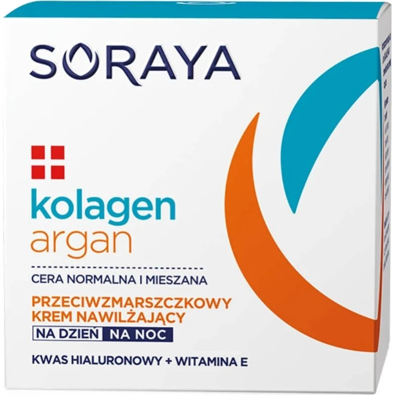 Soraya Kolagen+Argan Anti-Falten-Feuchtigkeitscreme, 50 ml