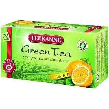 Teekanne Grüner Tee Zitrone, 20 Beutel à 1,75 g