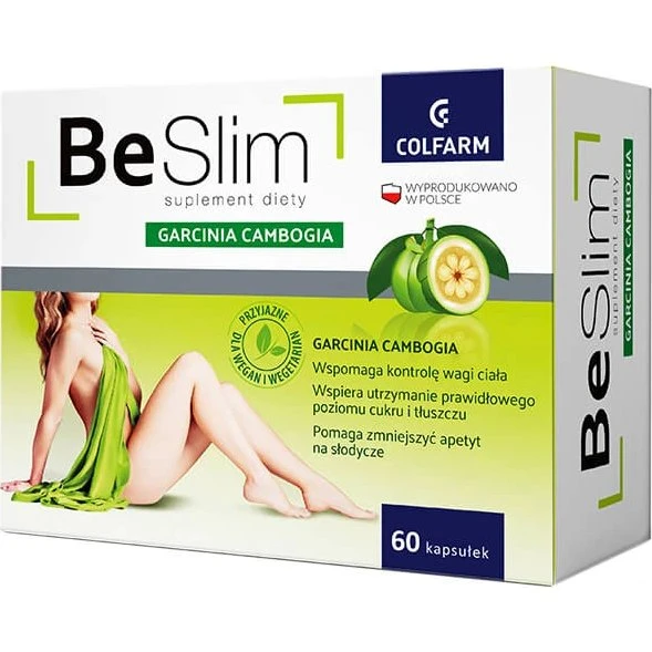 Be Slim Garcinia Cambogia Malabar-Tamarinde, 60 Kapseln