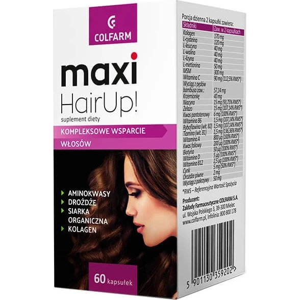 Colfarm Maxi HairUp, 60 Kapseln