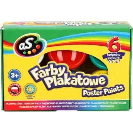 Ace Plakatmalfarben, 6 Farben