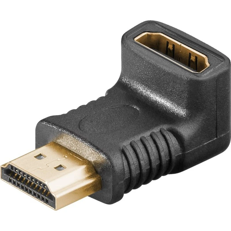 Goobay HDMI-Winkeladapter 270° vergoldet Typ A