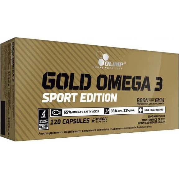 Olimp Gold Omega 3 Sport Edition, 120 Kapseln