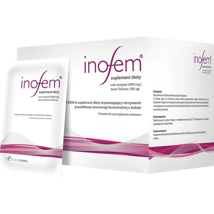 Inofem Myo-Inositol + Folsäure, 30 Beutel