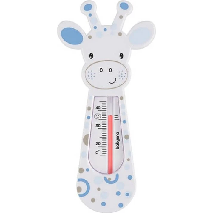 BabyOno Badethermometer Giraffe Weiß