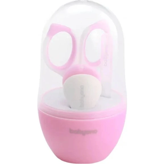 BabyOno Nagelpflege-Set für Babys und Kleinkinder, Rosa, 398/02