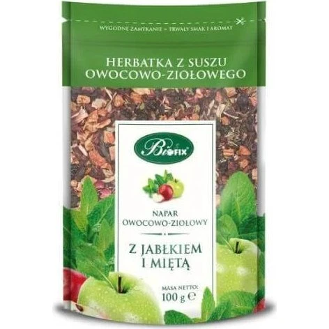 BiFix Frucht- und Kräutertee Apfel & Minze, 100g