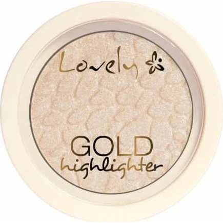 Lovely Gold Textmarker in Stein - Gesichts-Highlighter mit Seidenproteinen