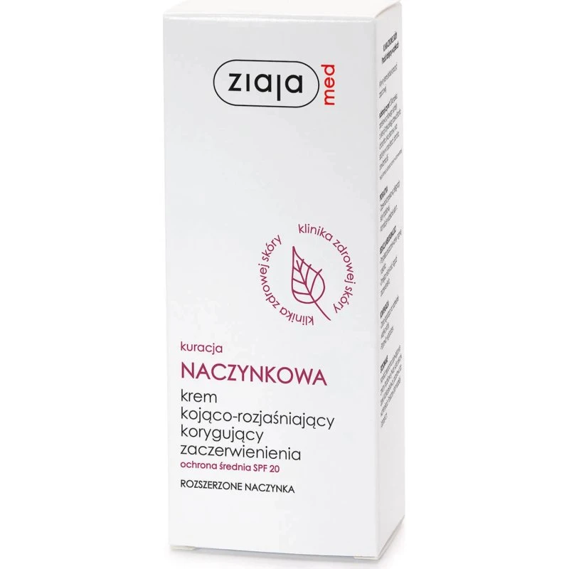 Ziaja Med Beruhigende Tagescreme mit SPF20 & Aufhellungseffekt, 50ml
